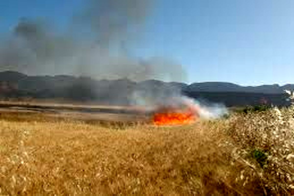 آتش سوزی در ایوان