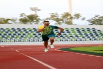 علی خدیور قهرمان مسابقات دو 400 متر سلیمانیه عراق شد