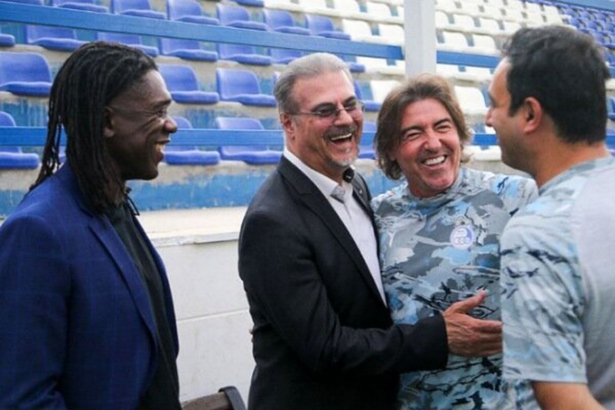 سیدورف در تمرین استقلال تهران حضور یافت