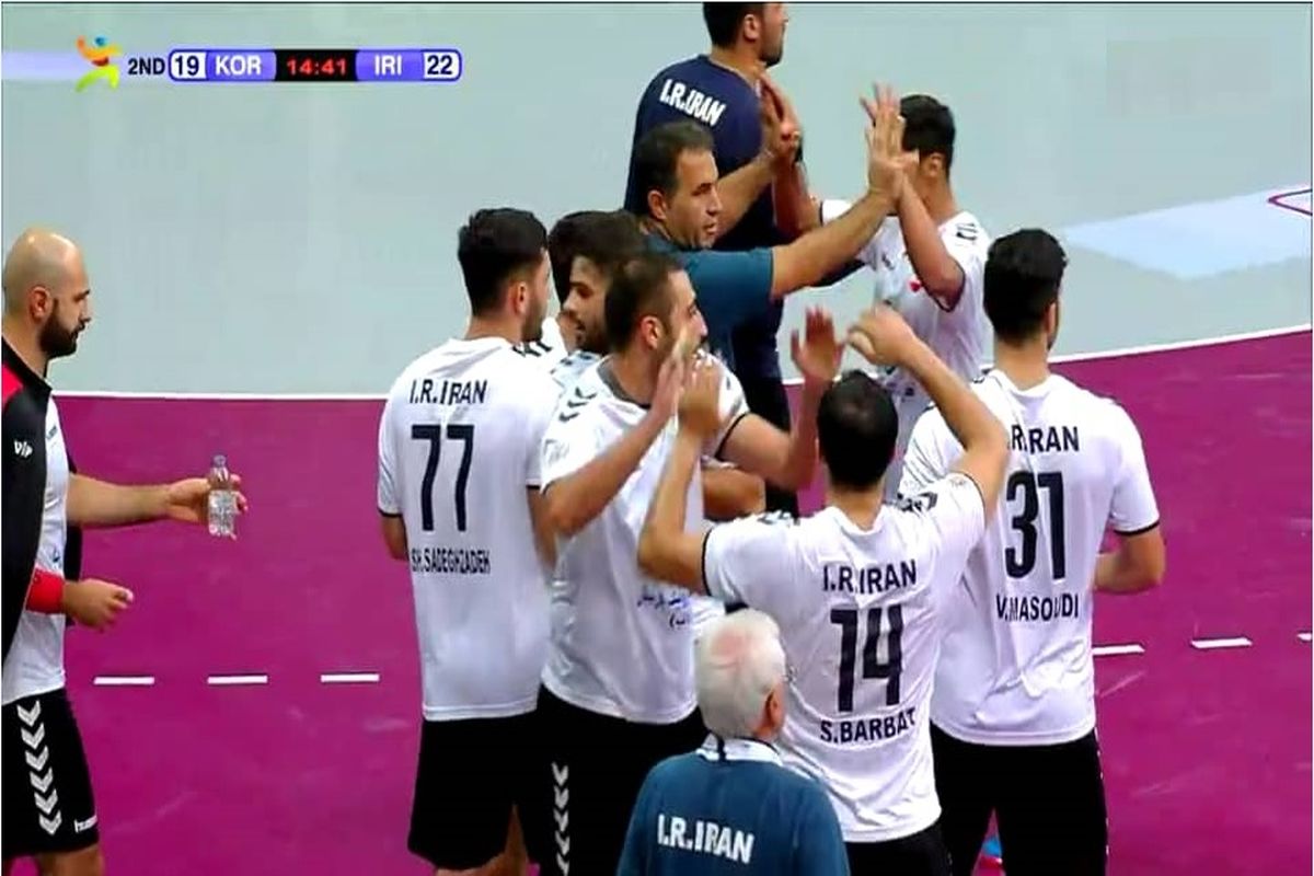 بازی هندبال ایران و کویت1