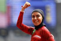 فرزانه فصیحی در رقابت داخل سالن آلمان دوم شد