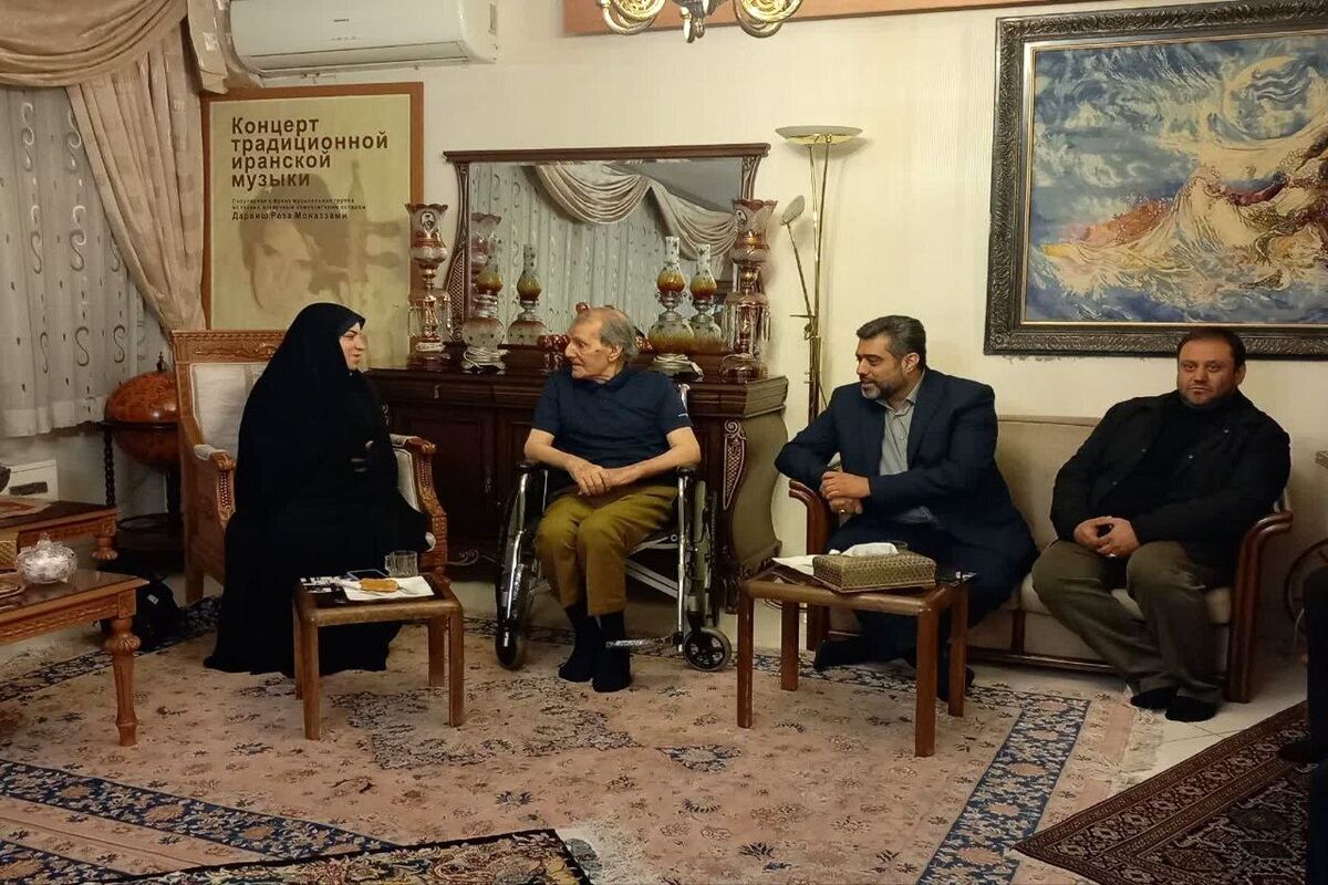 دیدار مدیرعامل بنیاد رودکی با پیشکسوت موسیقی لرستان 