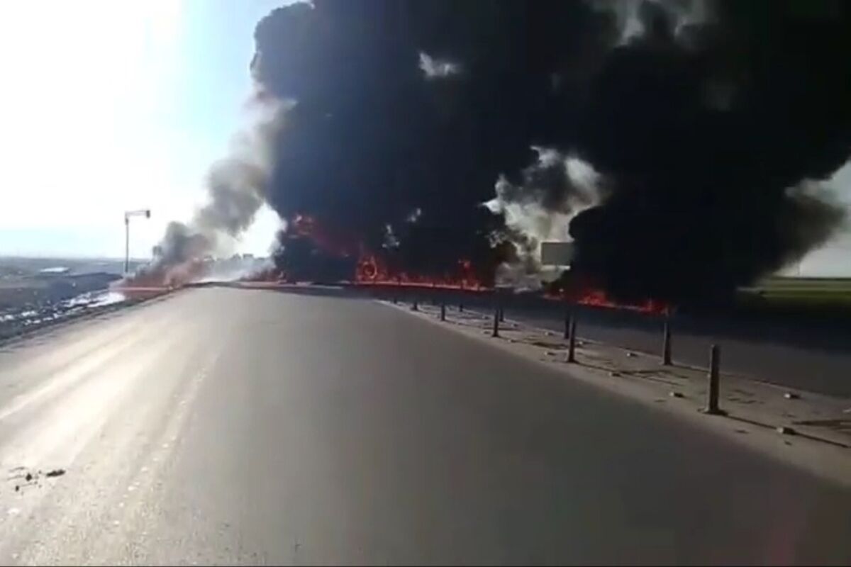 انفجار تانکر نفت‌کش