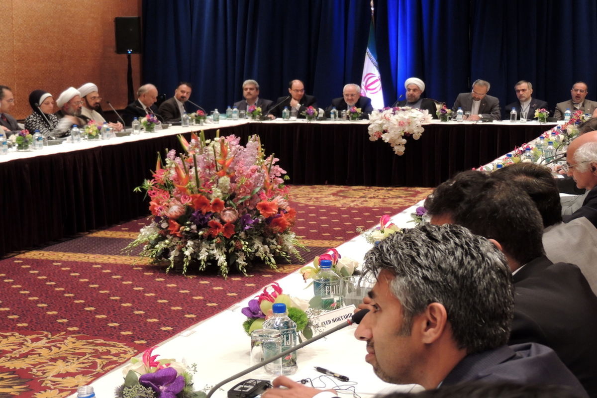 روحانی در جمع رهبران مسلمان نیویورک