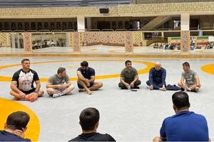 معاون وزیر ورزش در اردوی تیم ملی کشتی فرنگی حضور یافت