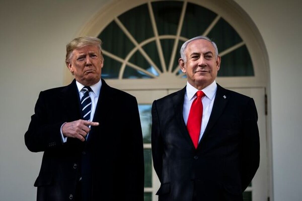 بنیامین نتانیاهو و دونالد ترامپ