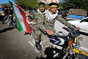 رژه موتورسواران بسیجی در توکهور و هشتبندی