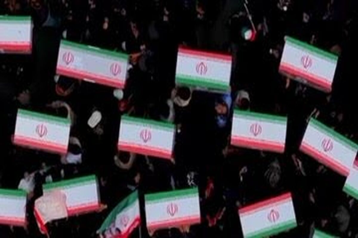 تشییع شهدای دانش آموز 