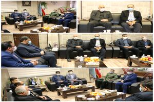 دیدار مدیر مخابرات اصفهان با  مدیر سازمان بسیج کارمندان سپاه استان اصفهان