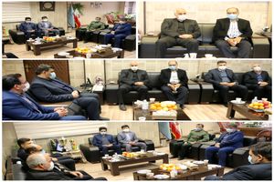 دیدار مدیر مخابرات اصفهان با  مدیر سازمان بسیج کارمندان سپاه استان اصفهان