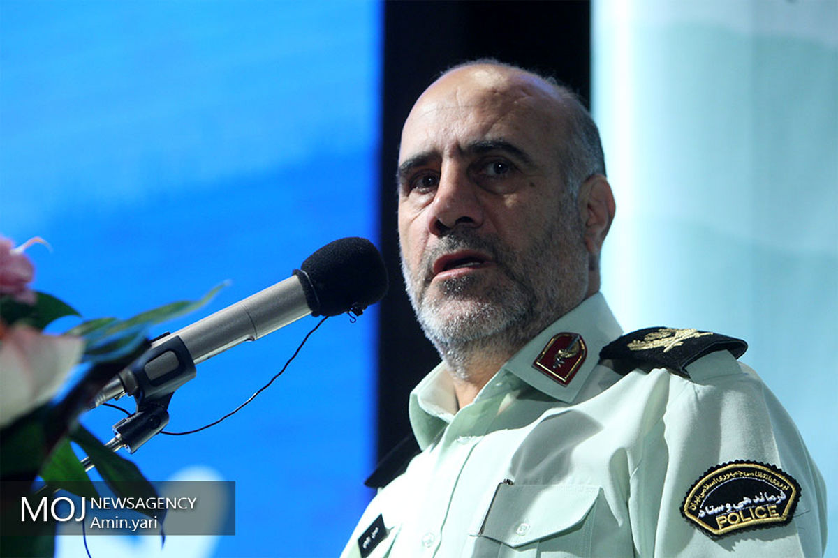 سردار حسین رحیمی فرمانده نیروی انتظامی تهران بزرگ