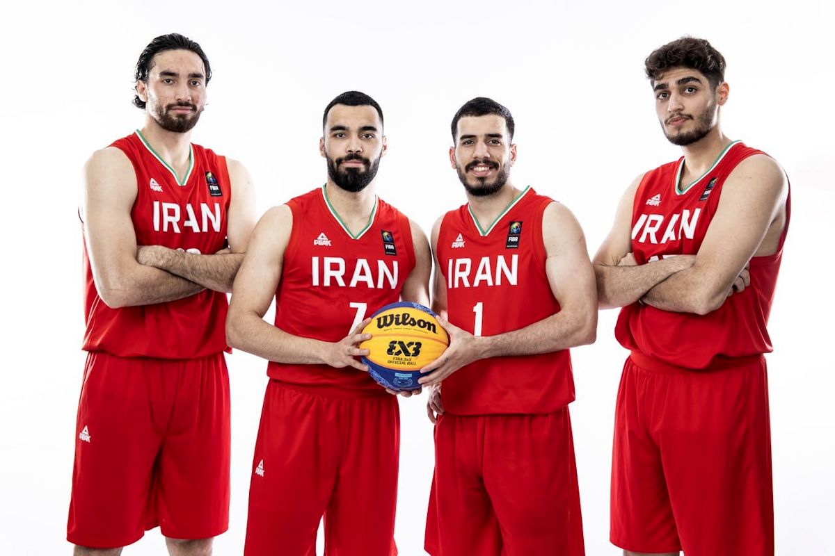 تیم 3 نفره بسکتبال ایران