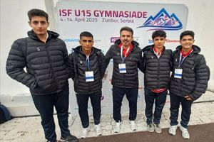  تیم بسکتبال سه نفره پسران ایران در المپیک دانش آموزی به پیروزی رسید