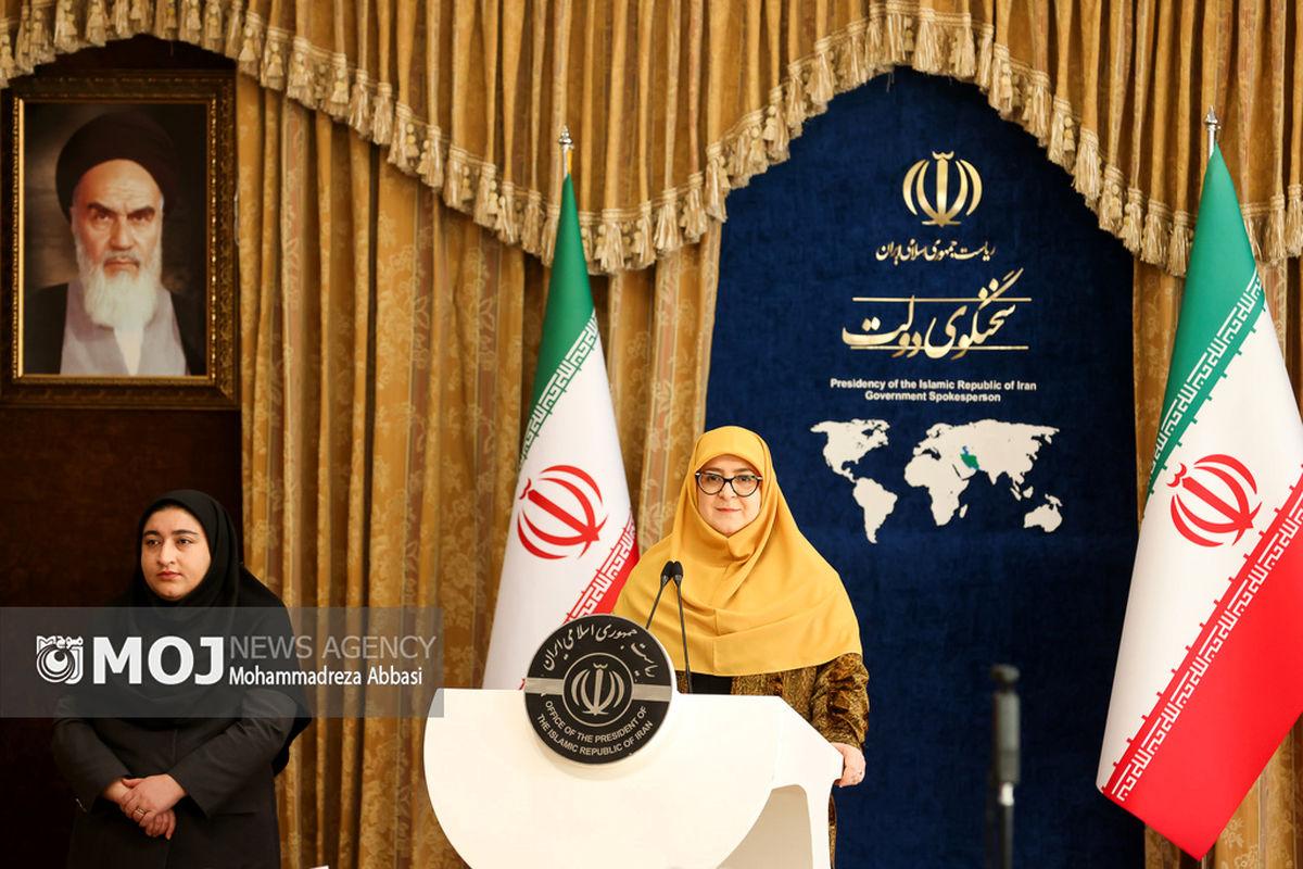 نشست خبری سخنگوی دولت