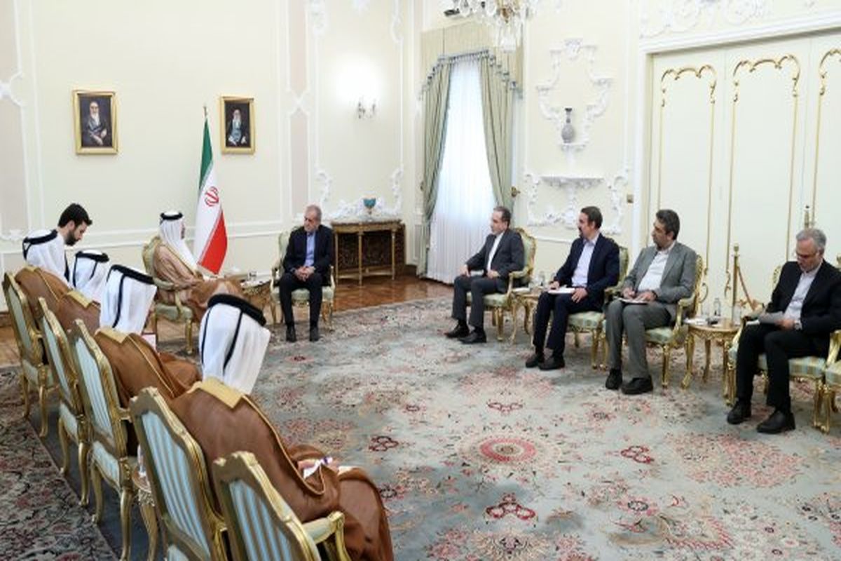 دیدار نخست وزیر قطر با رئیس جمهور