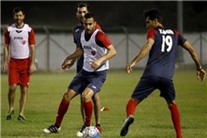 جلسه طاهری با پرسپولیسی‌ها در حاشیه تمرین امروز