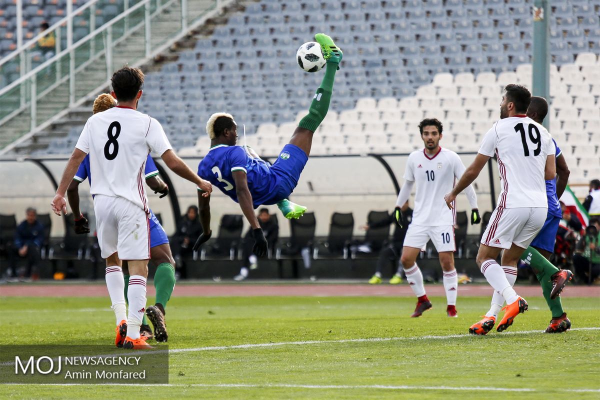 دیدار تیم های ملی فوتبال ایران و سیرالئون