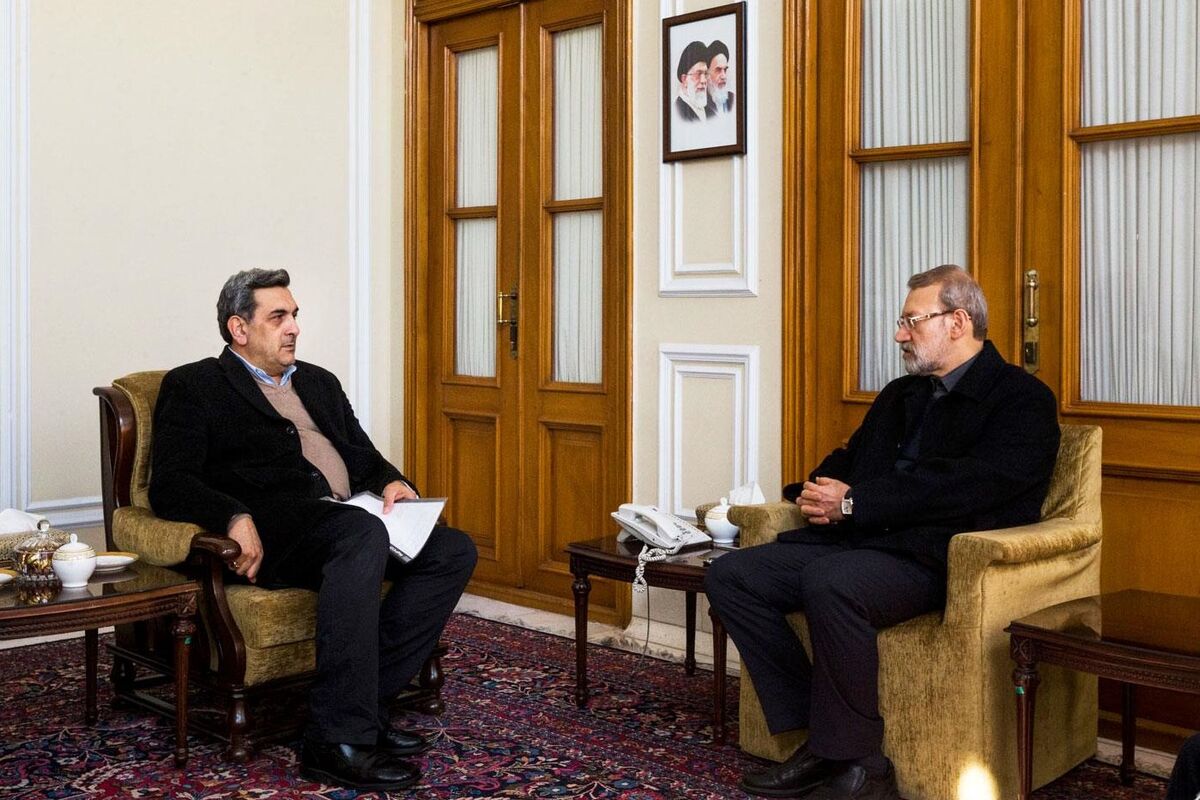 دیدار شهردار تهران با لاریجانی