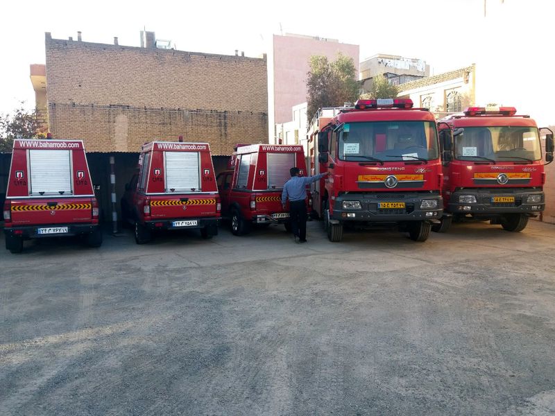 ماشینآلات آتشنشانی کرمانشاه مجهز میشوند