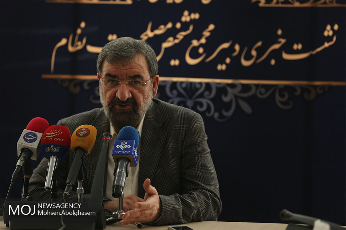 نشست خبری محسن رضایی دبیر مجمع تشخیص مصلحت نظام