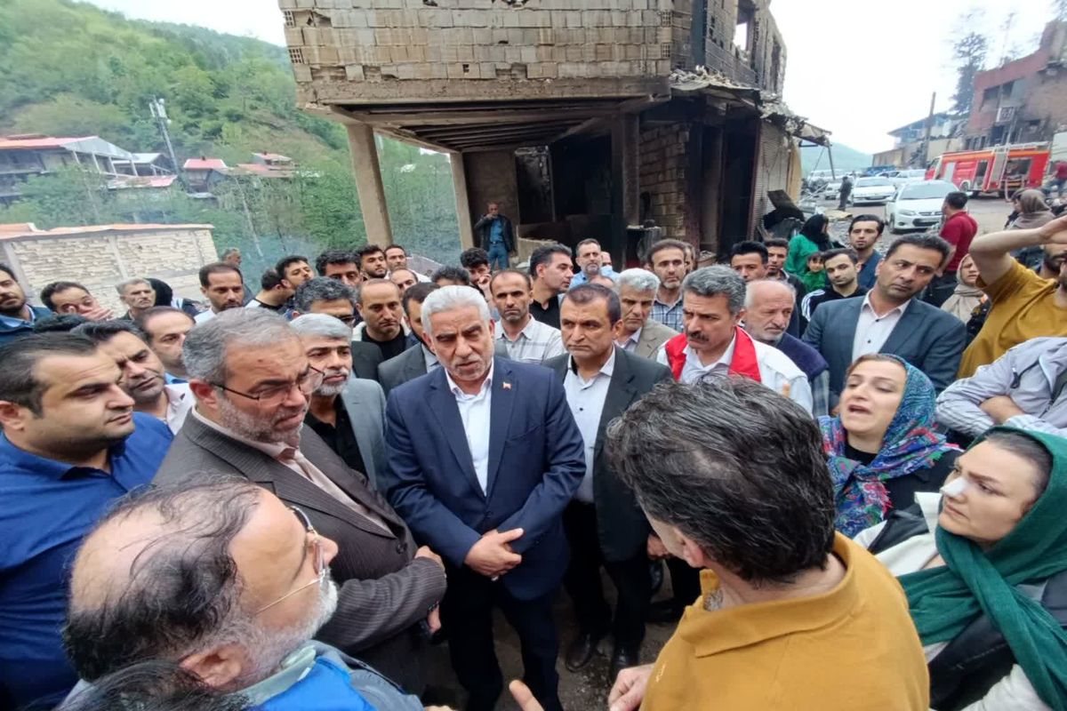 بازدید استاندار گیلان از شهر سوخته امامزاده ابراهیم شفت