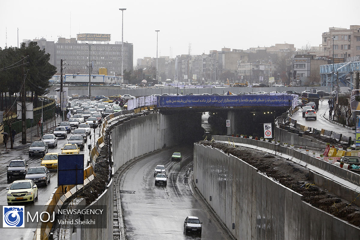 بهره برداری آزمایشی از زیرگذر گیشا
