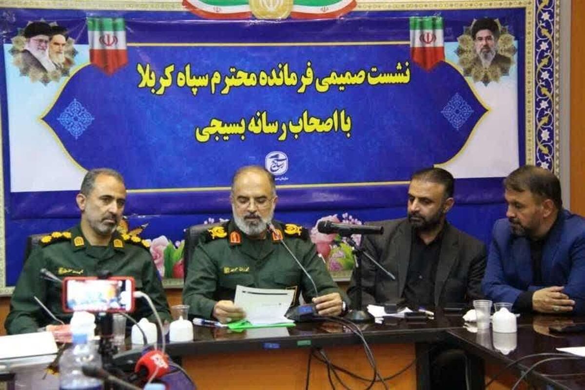 نشست فرمانده سپاه با اصحاب رسانه