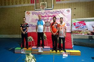 قهرمانی ورزشکار گیلانی در رقابتهای دارت کشور 