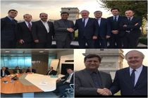 دیدار همتی با رئیس کل گروه اسکور در فرانسه