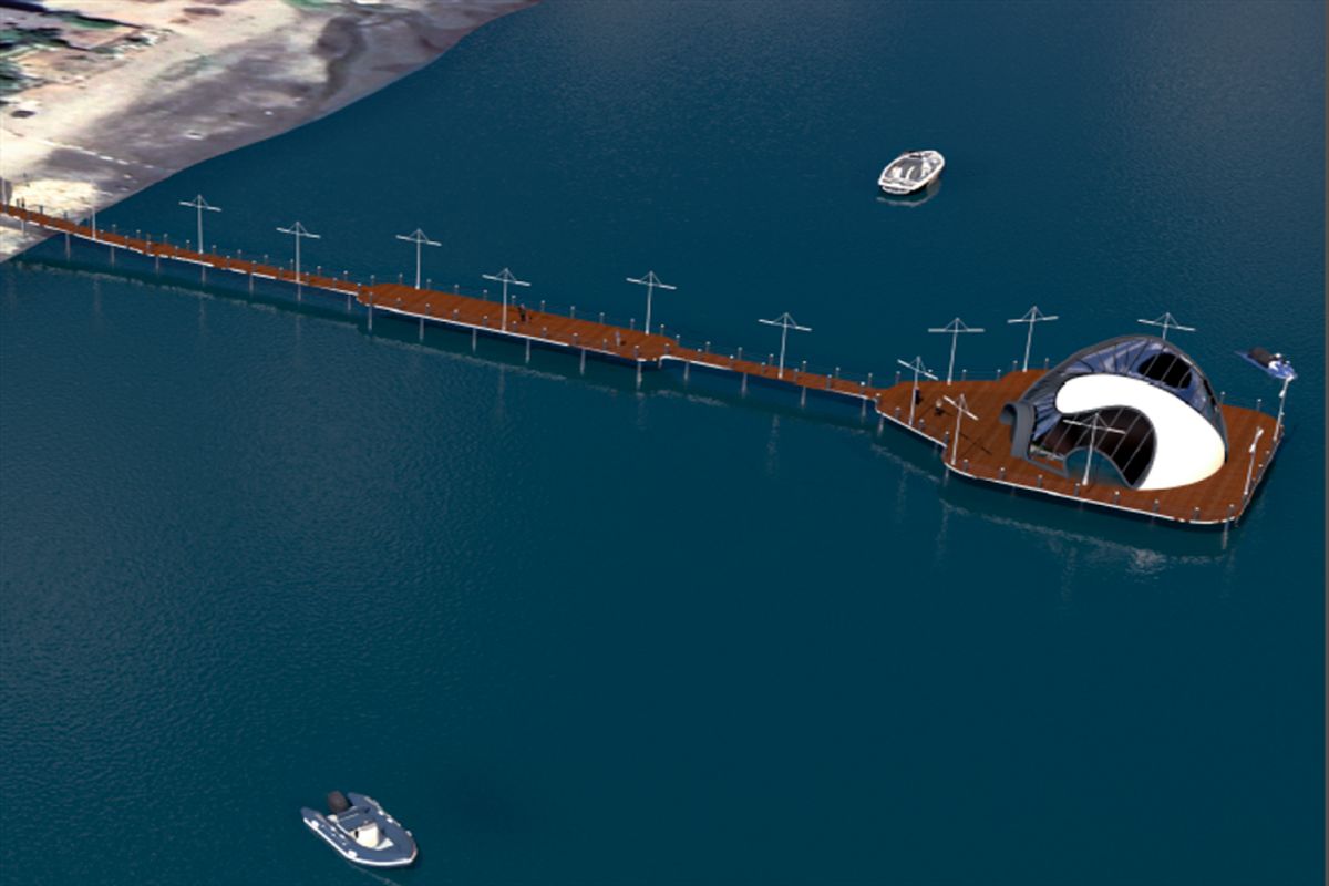 ساخت اسکله تفریحی در مازندران