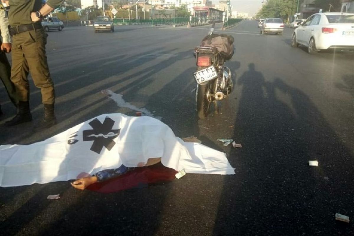 تصادف فوتی تهران