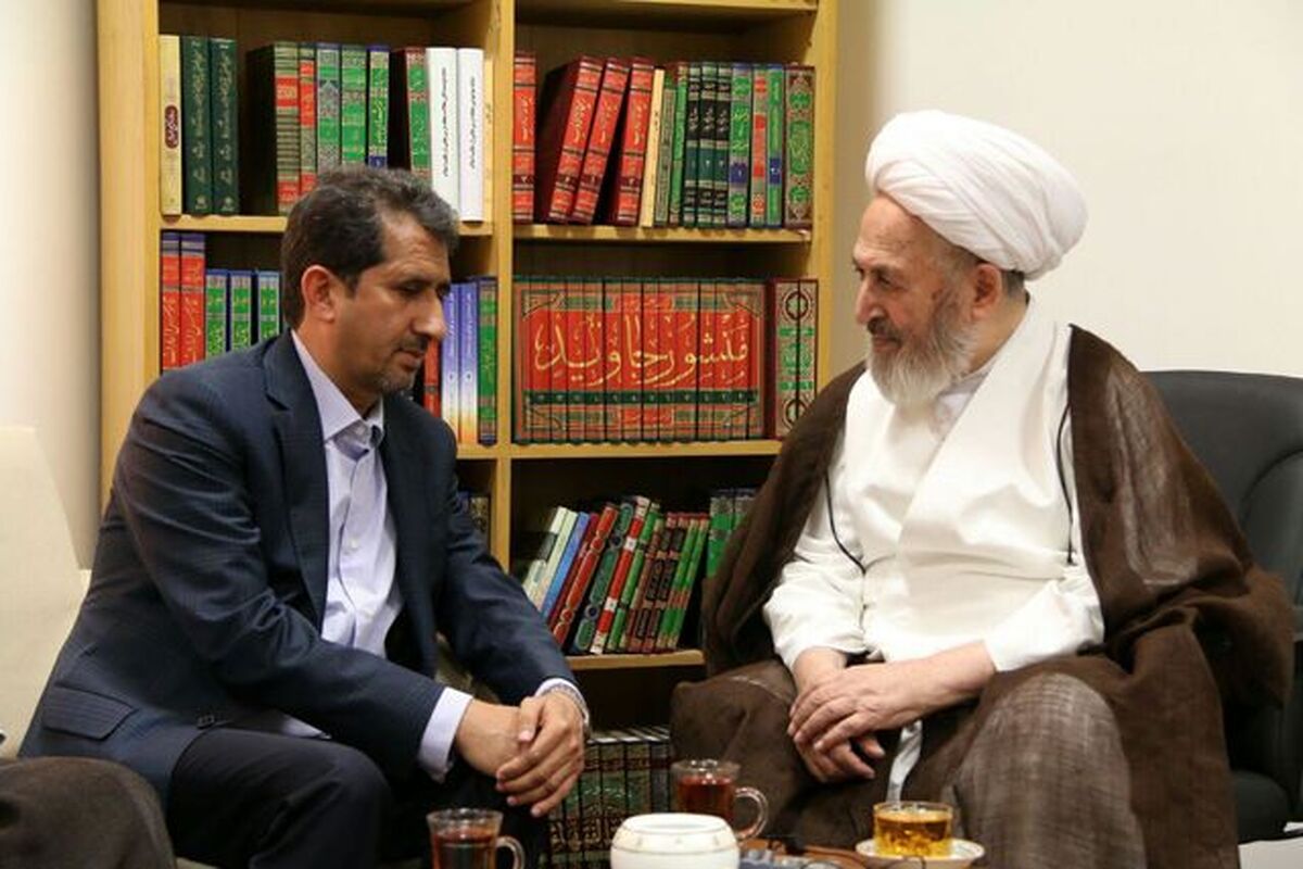 ایت الله سبحانی و دکتر ایرانی خواه