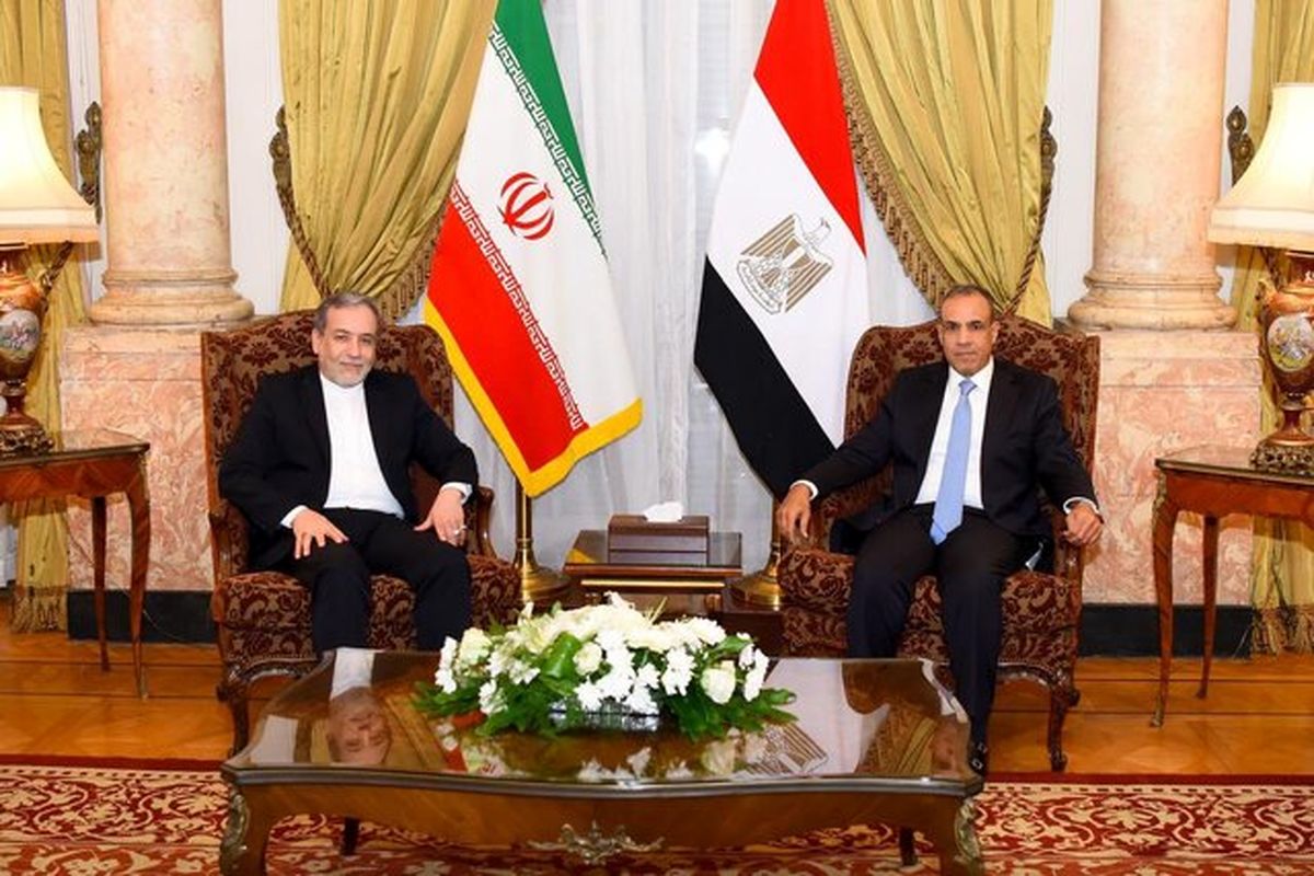 بدر عبدالعاطی وزیر خارجه مصر و عباس عراقچی