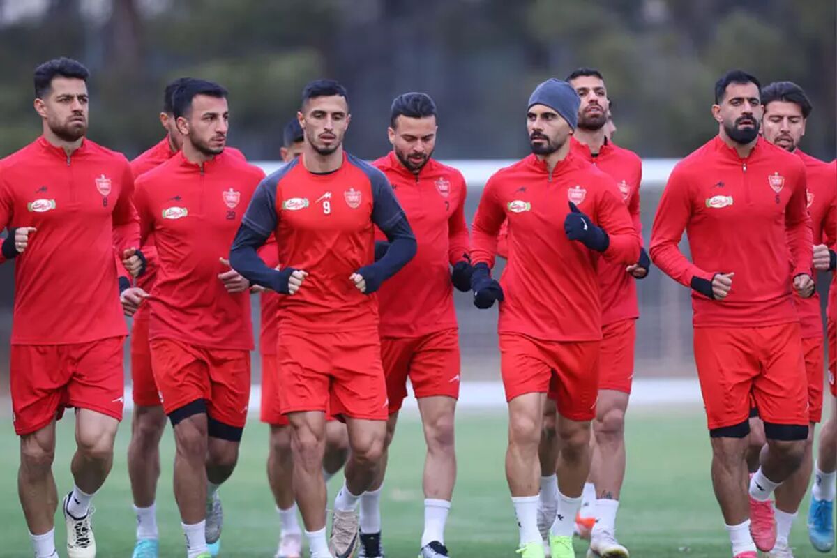 تمرینات پرسپولیس
