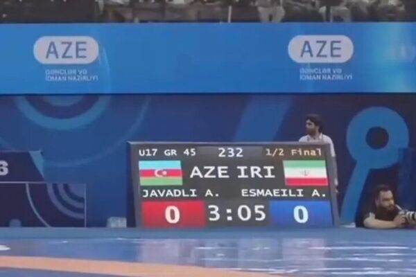 بازتاب بین‌المللی جاماندن کشتی‌گیر ایران در مسابقات جهانی باکو