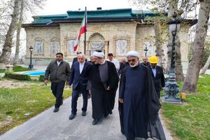 نمایندگان مجلس به کاخ سعدآباد رفتند