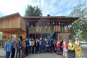 افتتاح یک واحد بومگردی در روستای تخسم شهرستان رشت 