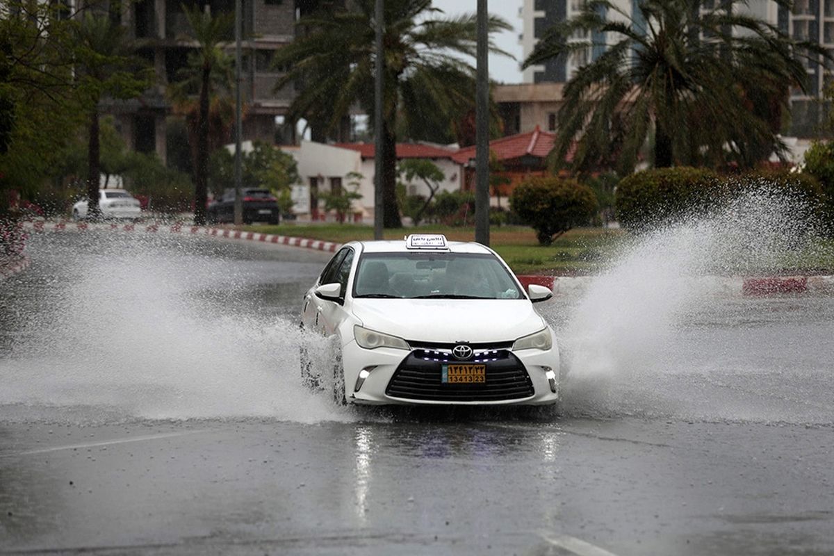 بارندگی جزیره کیش