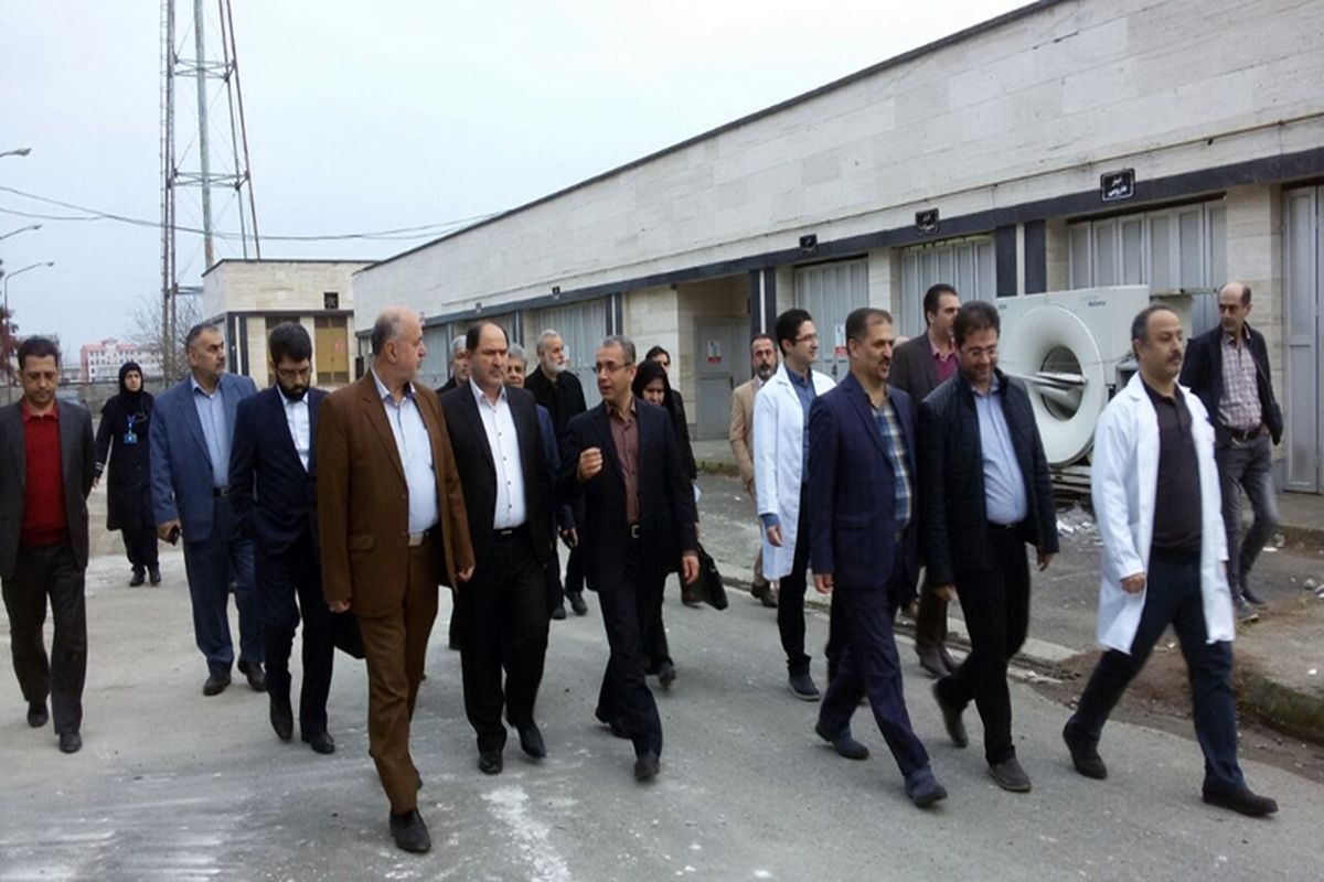 بازدید از بیمارستان شهید بهشتی انزلی