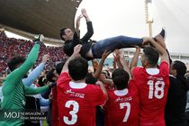 دیدار تیم های فوتبال راه آهن تهران و نساجی مازندران