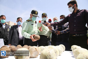 نمایشگاه کشفیات یازدهمین طرح ظفر پلیس تهران