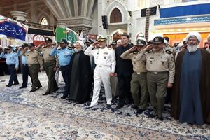 تجدید میثاق رئیس و مسئولان سازمان عقیدتی سیاسی ارتش با آرمان‌های امام راحل