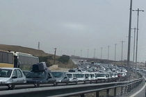 ترافیک نیمه سنگین در محور بجنورد به جنگل گلستان