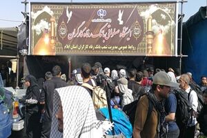 خدمت رسانی موکب های بانک رفاه به زائران حسینی در مناطق مرزی