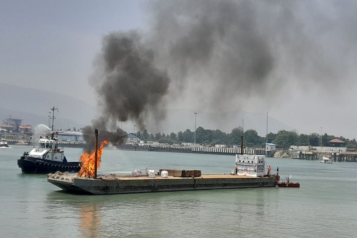 رزمایش پدافند غیرعامل در بندر نوشهر