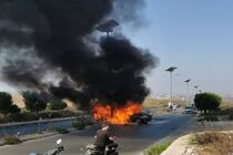 یک موتور سیکلت در سلیمانیه عراق مورد حمله پهپادی قرار گرفت
