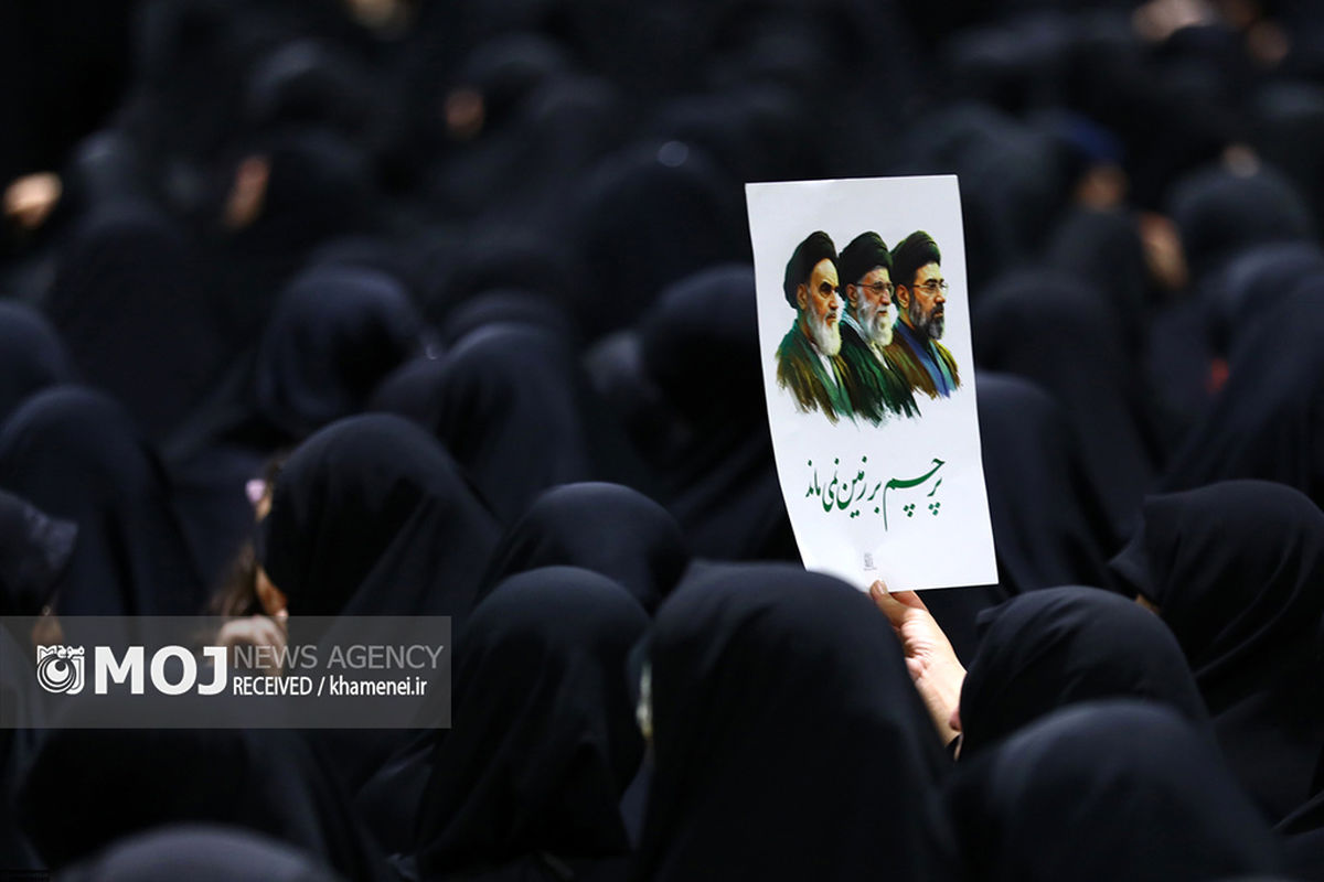 دومین شب مراسم عزاداری حضرت اباعبدالله الحسین(ع) از طرف رهبر انقلاب