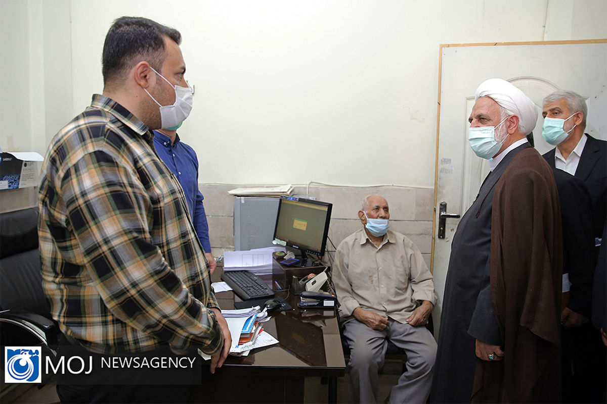 بازدید محسنی اژه ای ریس قوه قضاییه از مجموعه قضایی قرچک
