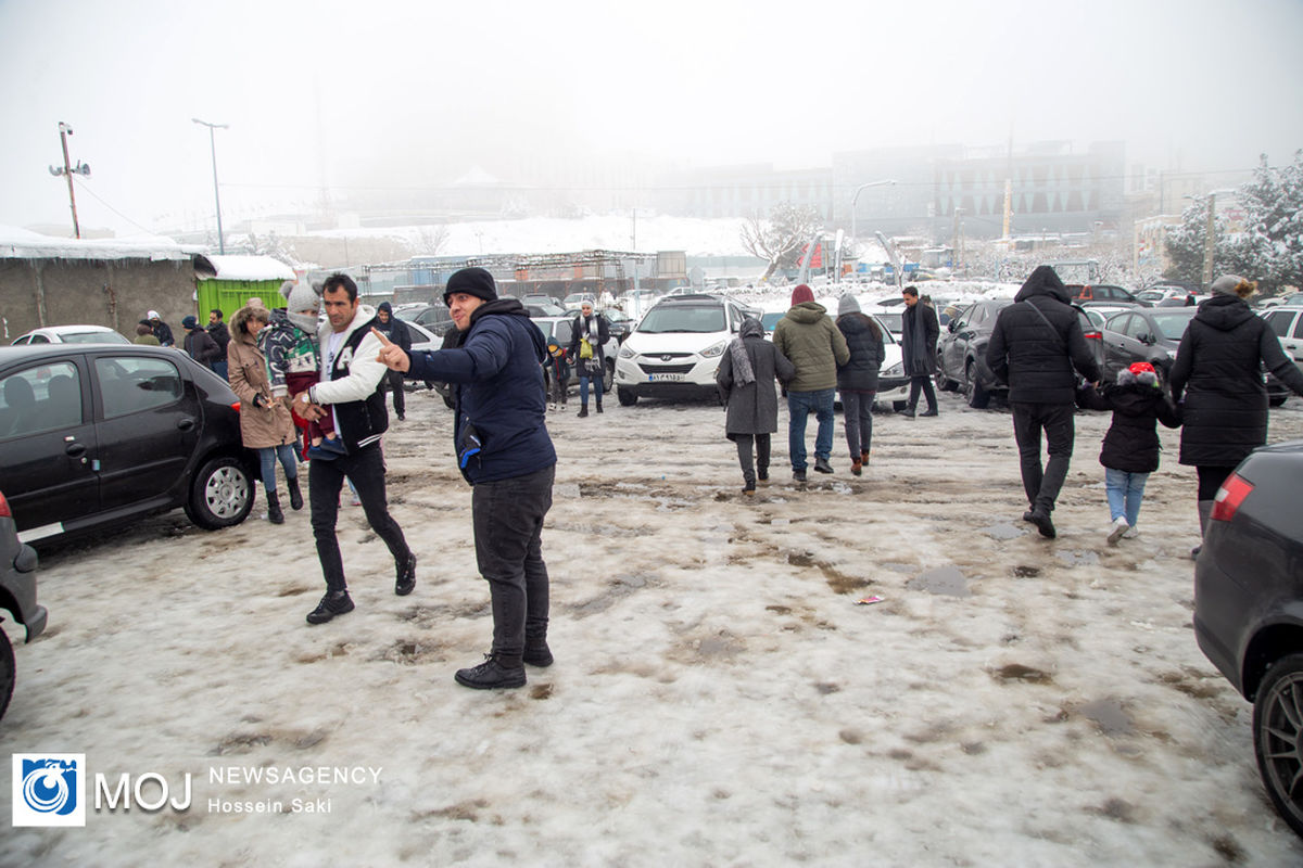 بارش برف در تهران