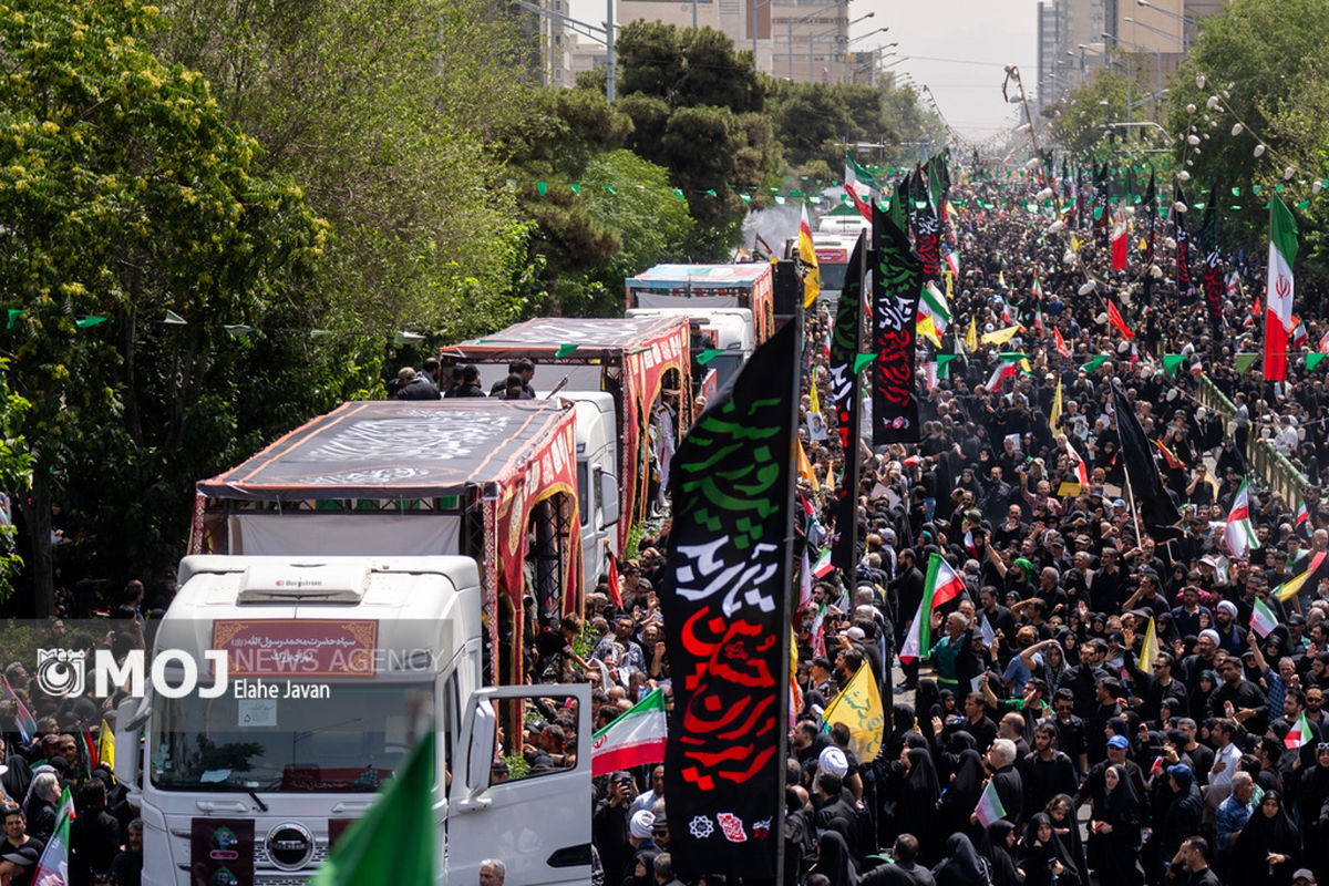 مراسم تشییع شهدای اقتدار - ۲